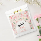 スイートストロベリー子供の誕生日 フェイバーバッグ (封をした状態)