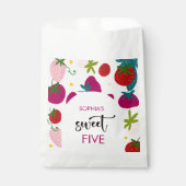 スイートストロベリー子供の誕生日 フェイバーバッグ (正面)