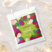 スイートストロベリー子供の誕生日 フェイバーバッグ (クリップ留めされた状態)