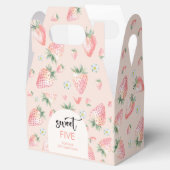 スイートストロベリー子供の誕生日 フェイバーボックス (オープン)