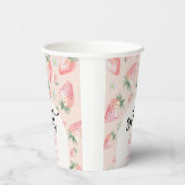 スイートストロベリー子供の誕生日 紙コップ (右)