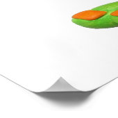 スイートスポッテッドモンスターベビーシャワー子供部屋 ポスター (角)