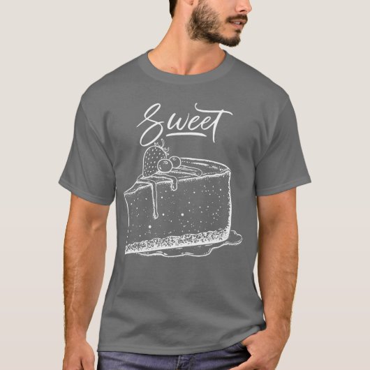 スイートスライスがおもしろい Tシャツ (正面)