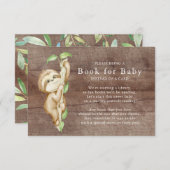 スイートスロッスベビシャワーブックベビーカード エンクロージャーカード (正面/裏面)