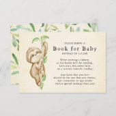 スイートスロッスベビシャワーブックベビーカード エンクロージャーカード (正面/裏面)