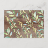 スイートスロッスベビーシャワーおむつラッフルチケット エンクロージャーカード (裏面)