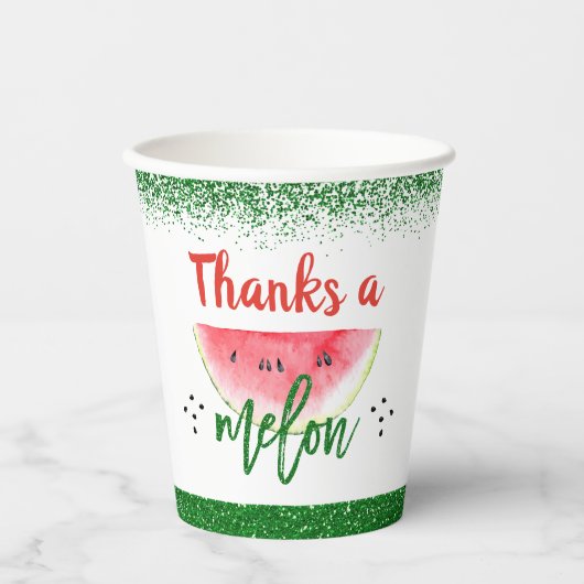 スイートス感謝していイカ誕生会 紙コップ (正面)