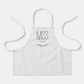 スイートタイトル編集可能カラーカスタムキッドエプロン エプロン (正面)