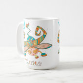 スイートタウラスブル コーヒーマグカップ (正面左)