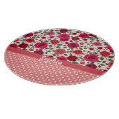 スイートダスティピンクローズパーソナライズされた カッティングボード (角)