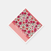 スイートダスティピンクローゼナプキパーソナライズされたンス スタンダードカクテルナプキン (角)