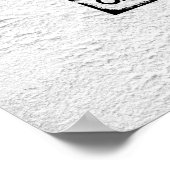 スイートチキンボーンアートプリントポスター抽象芸術 ポスター (角)