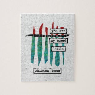 スイートチキンボーンジグソーパズル-モダン抽象芸術 ジグソーパズル