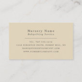 スイートチルドレン，ベビーシッター，デイケア，子供部屋 名刺 (裏面)