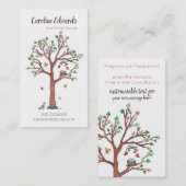 スイートツリーウィズネストとハート 名刺 (正面/裏面)