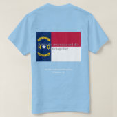 スイートティーとスキー Tシャツ (デザイン裏面)