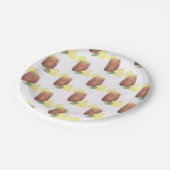 スイートティーウィズレモン紙プレート ペーパープレート (アングル)