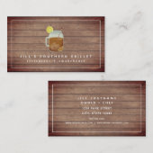 スイートティーウッドサザンレストランシェフ 名刺 (正面/裏面)