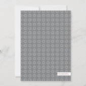 スイートティーカップピンクフローラブライダルシャワー招待 招待状 (裏面)