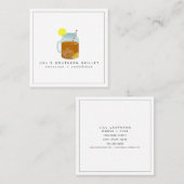 スイートティーサザンレストランシェフスクエア スクエア名刺 (正面/裏面)