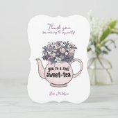 スイートティーサンキューカード カード (スタンド正面)