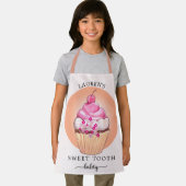 スイートティースカップケーキキュートベーカリーシェフ エプロン (インサイチュ)