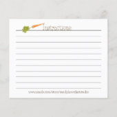 スイートティースフェアリー – デザートレシピカード (裏面)