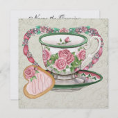 スイートティーパーティー- SRF 招待状 (正面/裏面)