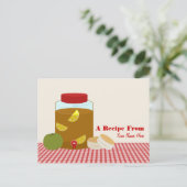 スイートティー、グリーントマト&ビスケットレシピはがき ポストカード (スタンド正面)
