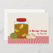 スイートティー、グリーントマト&ビスケットレシピはがき ポストカード (正面/裏面)