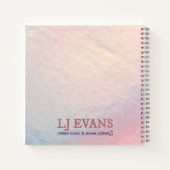 『スイートティー&ストーリー』空白のレシピ書 ノートブック (裏面)