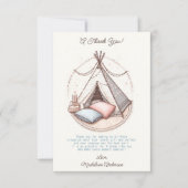 スイートテガーリーーペスレポバーパーティー誕生日 サンキューカード (正面)