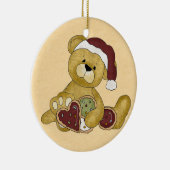 スイートテディベアオーナメント セラミックオーナメント (右)