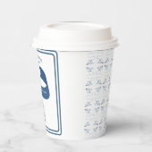 スイートテディベアーコパイロット男の赤ちゃんシャワー 紙コップ (左)