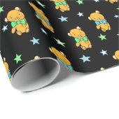 スイートテディベアーテディベアーベビーシャワー ラッピングペーパー (ロールコーナー)