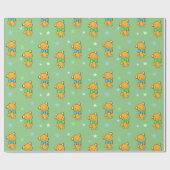 スイートテディベアーテディベアーベビーシャワー ラッピングペーパー (フラット)