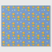 スイートテディベアーテディベアーベビーシャワー ラッピングペーパー (フラット)