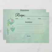 スイートテラリウムレシピカード ノートカード (正面/裏面)