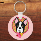 スイートテリア キーホルダー (正面)