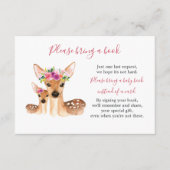 スイートディアママとベビーシャワーブックカード エンクロージャーカード (正面)