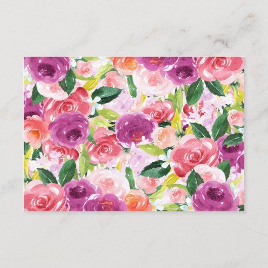 スイートディアママとベビーシャワーブックカード エンクロージャーカード (裏面)