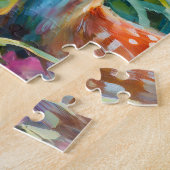 スイートディアーカラフルモダン抽象芸術 ジグソーパズル (側面)