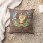 スイートディアーベビー誕生統計ピロー クッション (ブランケット)