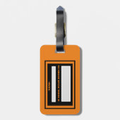 スイートデザインバイトフィフロント&バック面倒なし ラゲッジタグ (裏面縦)