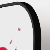 スイートデザートピックボール – かわいいアイスクリームサンデーP ピックルボールラケット (左詳細)