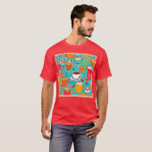 スイートデザート&ドリンクアート Tシャツ (正面フル)