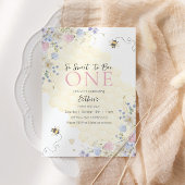 スイートトゥビーワンハニーガールズファースト誕生日 招待状