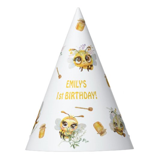 スイートトゥビー誕生日 パーティーハット (正面)