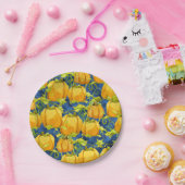 スイートトリックオアトリートハローウィンパーティカボキンパッチ ペーパープレート (パーティー)