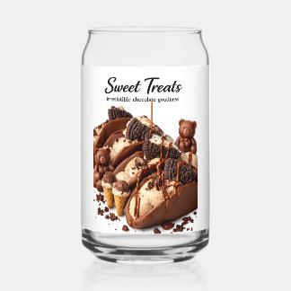 スイートトリーツのチョコレートデザートグラス ガラス缶
